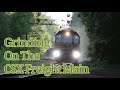 Grinding Over The Former Pan Am Freight Main