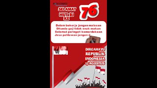 Download lagu Ucapan Dirgahayu Indonesia Ke 76 - Pantun HUT RI Ke 76 #Shorts mp3 Download lagu Ucapan Dirgahayu Indonesia Ke 76 - Pantun HUT RI Ke 76 #Shorts mp3
