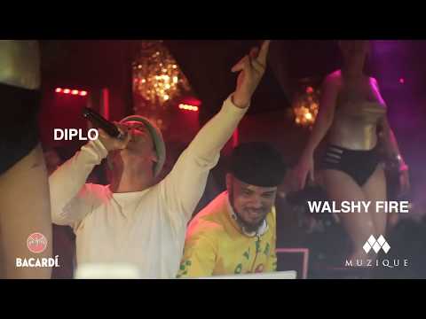 Walshy Fire & Diplo of Major Lazer live at Muzique