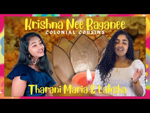 Krishna Nee Bagane Cover by Laksha and Tharani Maria. Orig.by Colonial Cousins.  #diwali2024 #diwali