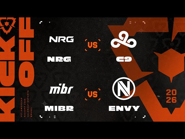NRG x C9 | MIBR x ENVY | VCT Americas Kickoff | Semana 1 - Dia 3