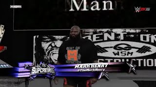 WWE 2K15 Entrances: Mark Henry, Rob Van Dam, Adrian Neville - Next Gen [HD]