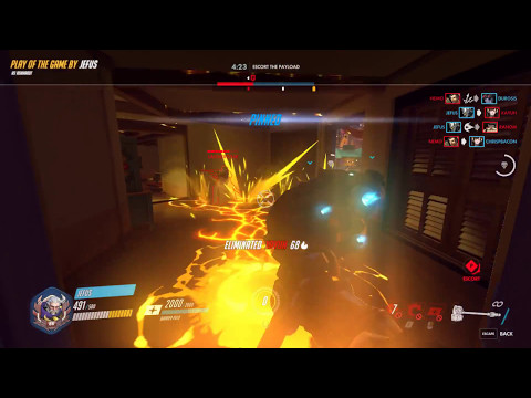 Reinhardt POTG - You Brought a gun to a rocket hammer fight!