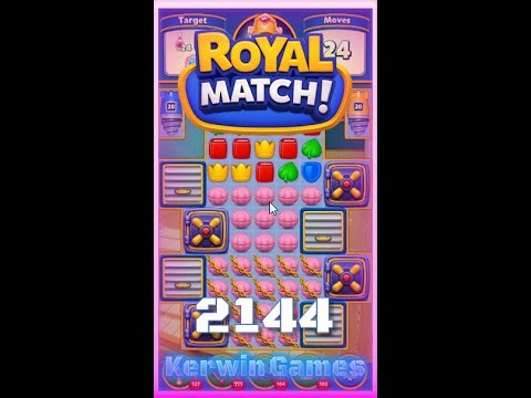 Royal Match Level 2144 - No Boosters Gameplay