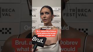 Nina Dobrev gives advice to her younger self.