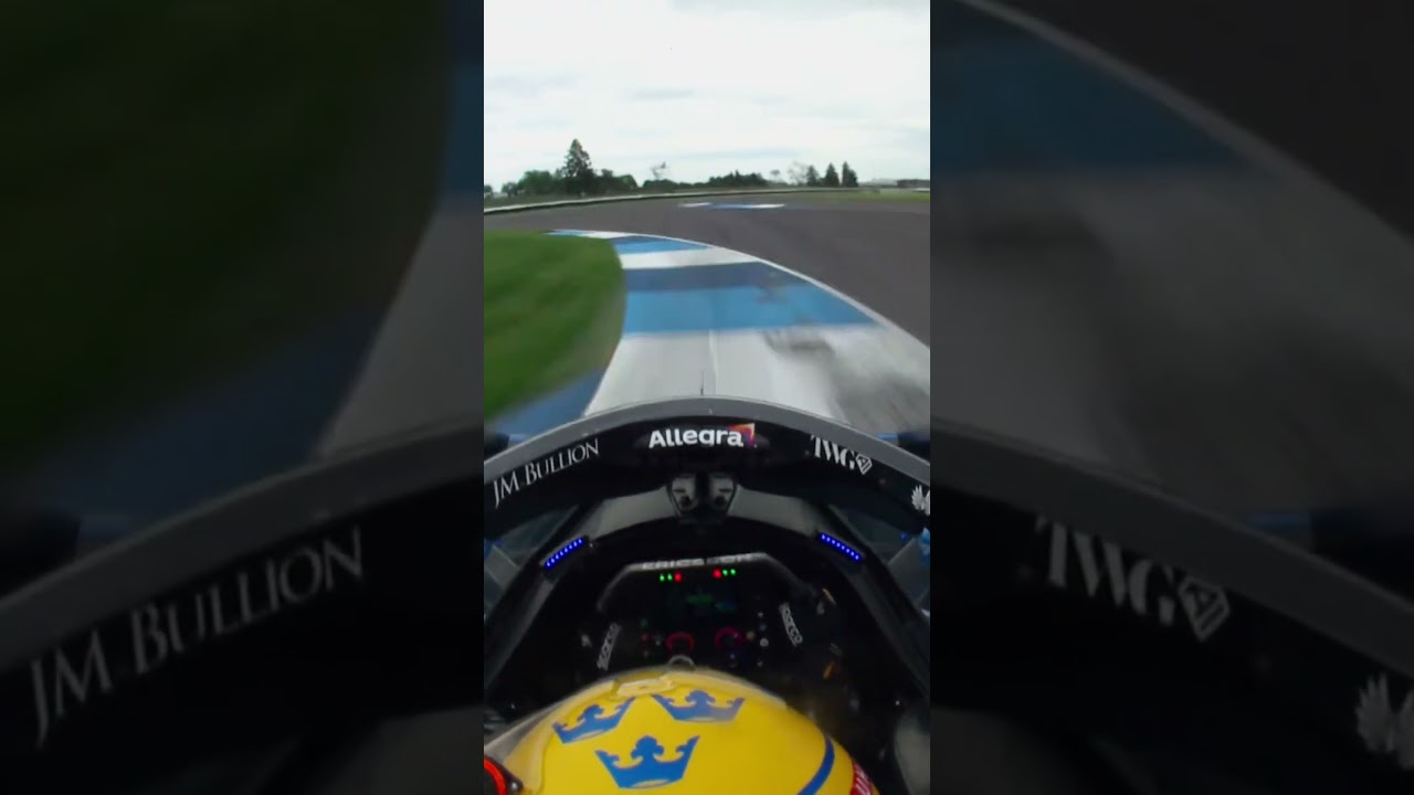 Click to watch the video “Marcus Ericsson rips around IMS”
