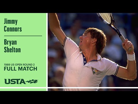 Jimmy Connors vs. Bryan Shelton Full Match | 1989 US Open Round 2