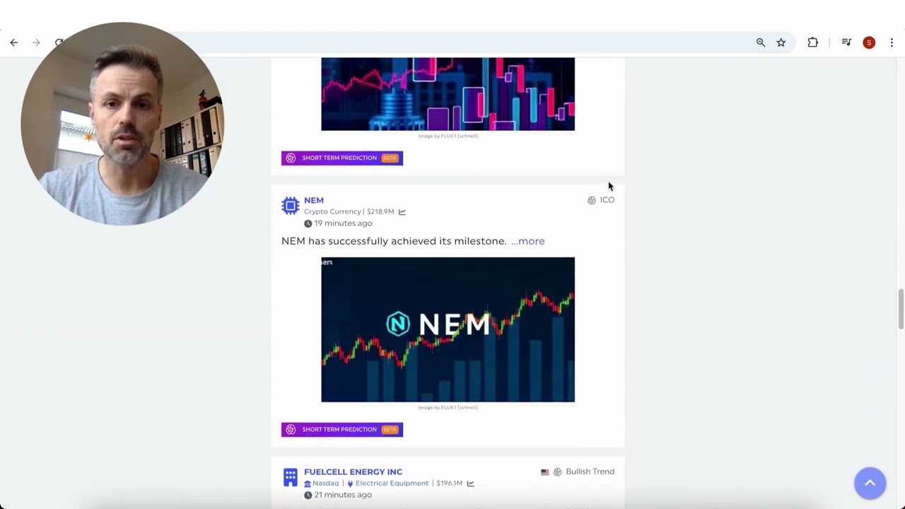 Stockpulse Social Media AI Updates Stream