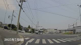 バスの見事なUターン