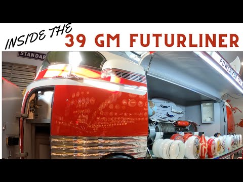 INSIDE THE 1939 GM FUTURLINER AT THE PRIVATE CAR COLLECTION- WHATS INSIDE THE 4 MILLION DOLLARS?