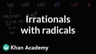 Sorting Irrational Numbers Involving Radicals