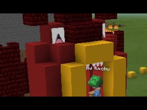 I built a shiny gyarados in minecraft