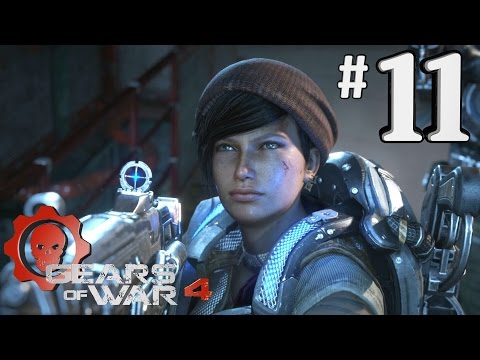 GEARS OF WAR 4 STORM WARNING - GoW4 Walkthrough Part 11 - Xbox One Gameplay