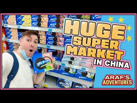 Enorme supermercado na China (INCRÍVEL)