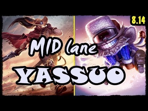 YASSUO Yasuo MID - Yasuo vs Ziggs Stream 8.14 Gameplay Season 8