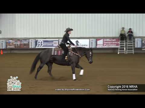 Mega Smart Chic ridden by Gina Schumacher  - 2016 NRHA Derby (NP, Show 2)