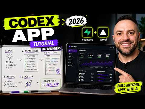 Build and Launch a REAL App with Codex, Supabase and Vercel