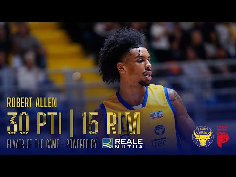 Robert Allen 30 PTI, 15 RIM | Torino-Pistoia 87-91 | Player of the Game - Powered by Reale Mutua