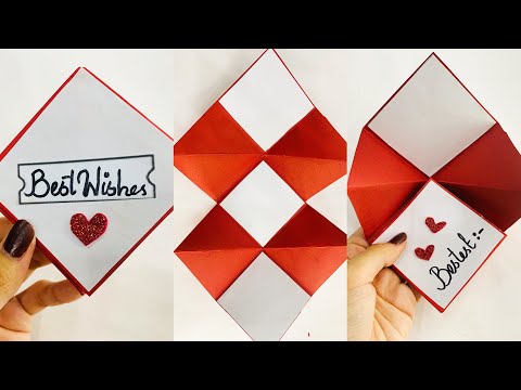 HOW TO MAKE GREETING CARD ||CARD FOR BEST WISHES|| SYEDA WANIA