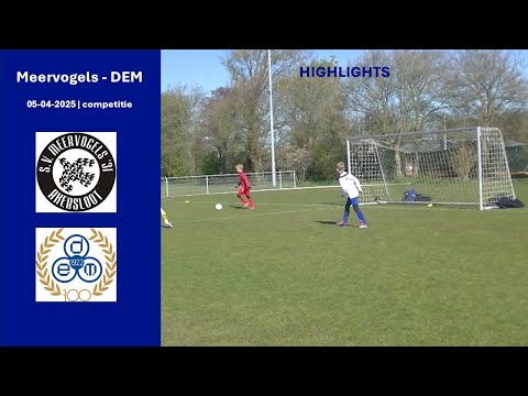 Meervogels '31 JO10-1 - DEM JO10-1 competitiewedstrijd | 5 april 2025 | Keeper Bram de Heer RKVV DEM