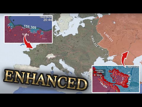World War II Every Day with Army Sizes [ENHANCED] @stoferr
