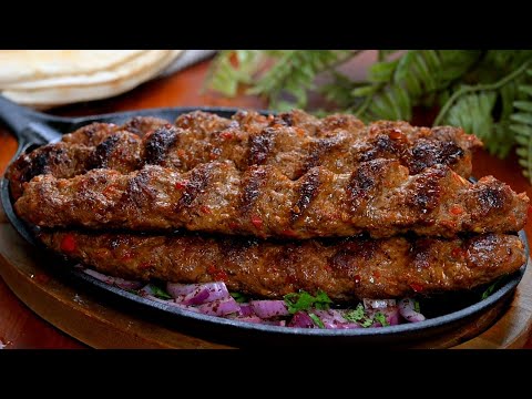 , title : 'طبخ وصفة كباب أضنة تركية سهلة ولذيذة بدون شواية! 😋 Easy and delicious Turkish Adana kebab recipe'