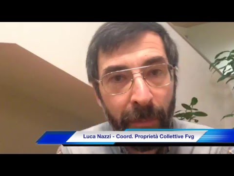 Luca Nazzi e la situazione delle Proprietà Collettive in Friuli Venezia Giulia