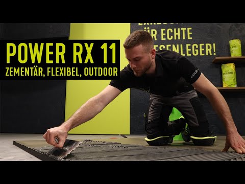 Sicher zementär Verlegen im Außenbereich mit dem codex Power RX 11 Outdoor