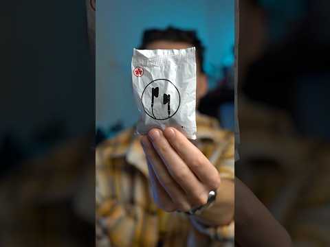 Распаковал наушники из самолёта Air Canada🇨🇦 #наушники #распаковка #технологии