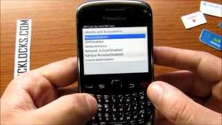 How To Unlock BlackBerry Curve 3G 9300 by Unlock Code From UnlockLocks.COM