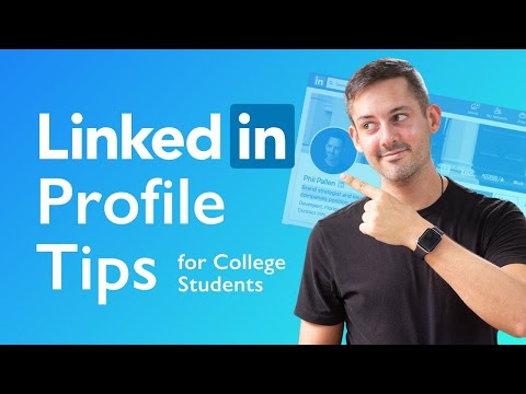 LinkedIn Profile Tips For College Students | Phil Pallen - YouTube