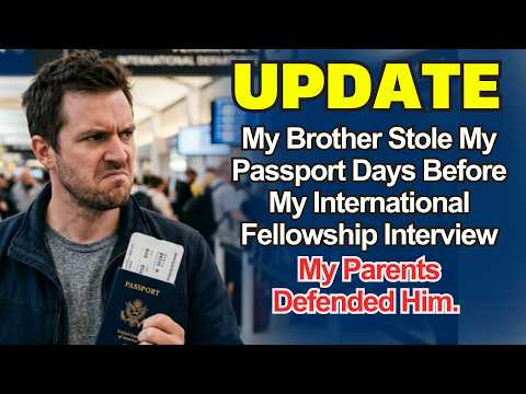 My Brother Stole My Passport Days Before My International Fellowship Interview, So I…