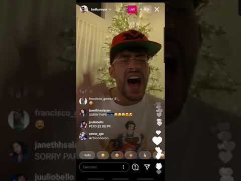 Bad Bunny - SORRY PAPI | LIVE🔴 25-12-2020