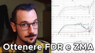 Estrazione Dati ZMA e FDR dai grafici (VituixCAD & BassBox Pro 6)