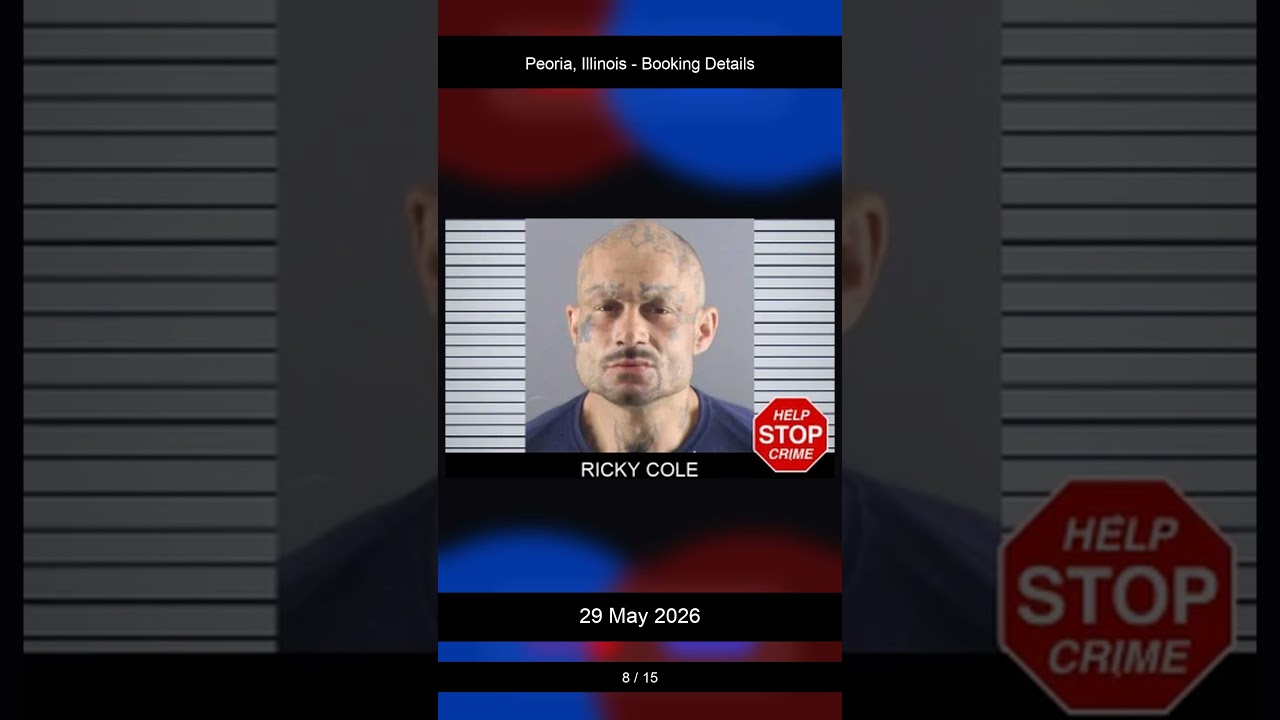 Peoria County, Illinois Booking Records — May 29, 2026