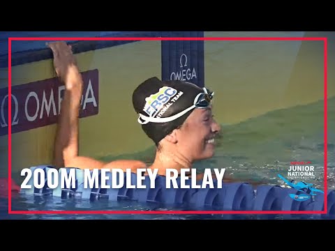 EBSC Wins Women's 200M Medley Relay | 2022 Speedo Junior National Championships | Irvine CA