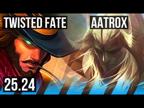 TWISTED FATE vs AATROX (MID) | Good KDA: 5/1/13 | BR Grandmaster | 25.24