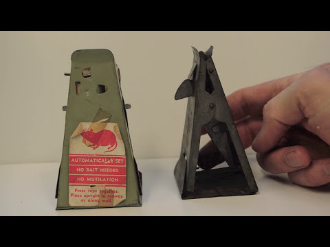 Antique 1933 Runway Mouse Trap In Action. Mouse Trap Monday Video