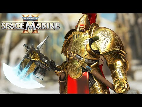 ADEPTUS CUSTODES MOD: Castellan Axe Gameplay! - Warhammer 40k: Space Marine 2 (4K, Mod)