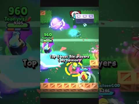 Top 3 best Bibi players #brawlstars  ##gaming #bibi #toodyxz #radan #hyra @Hyra.@Toodyxz
