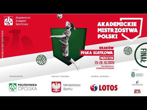 AMP w piłce siatkowej mężczyzn mecz o V-VIII - UKW Bydgoszcz - UMCS Lublin - mecz nr 24