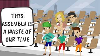 Download lagu Joseph, Chris, Roger, Nancy and Mitchell Disrupt the First School Assembly mp3