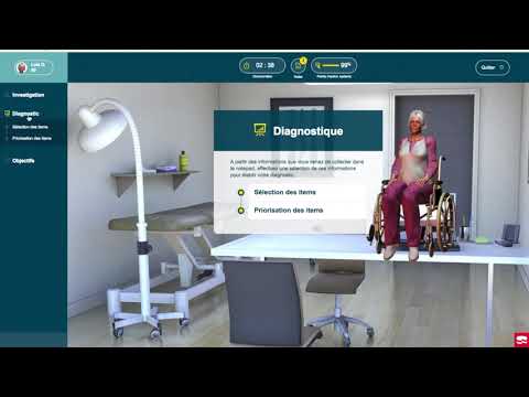 European physiotherapy students working with SimforHealth