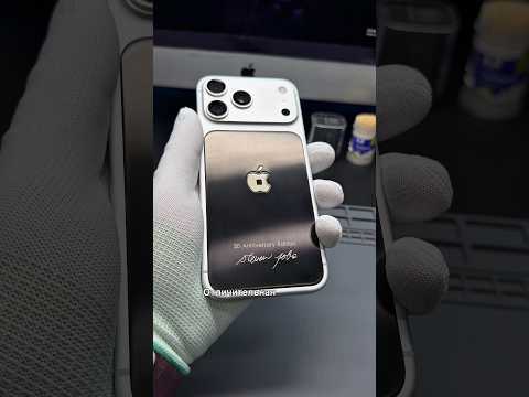 iPhone от Caviar за 500000₽ разбили. Замена стекла дисплея iPhone 17 Pro Max