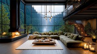 Summer Villa Living Room And Upbeat Jazz Music - Smooth Jazz Melodies Promote Inner Peace