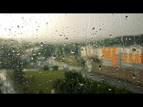 Sunetul ploii pe Geam cu Vede la Oraș - Adormi in 5 Minute cu Sunet Alb de Ploaie