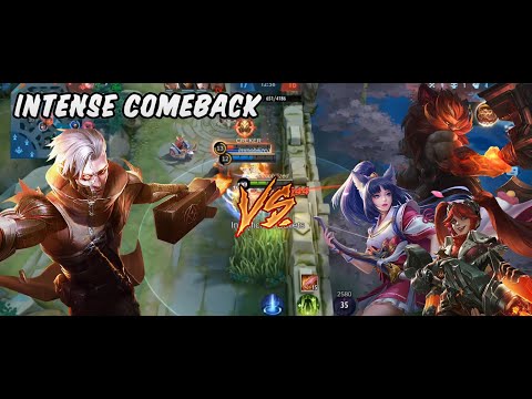 Top Global Granger Against 3 Attack Speed Late Game Heroes | Intense Comeback Solo-Ranked | MLBB