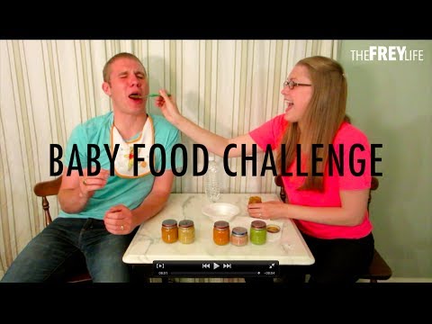 BABY FOOD CHALLENGE!!!