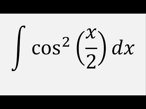 Integral of cos^2(x/2) dx