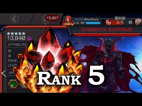 Opening Crystals to Rank 5 Symbiote Supreme | Marvel Contest of Champions